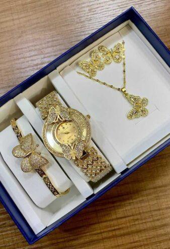 Wristwatches and jewelry set for sale at balogun market