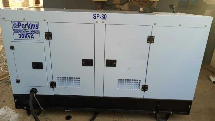 Perkins sound proof diesel generator