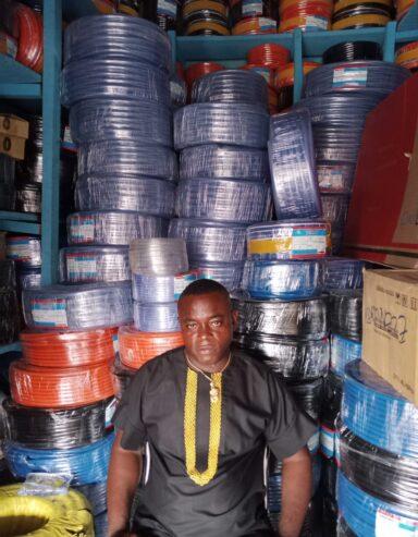 Welding hoses and wire hose for sales at Trade Fair Lagos