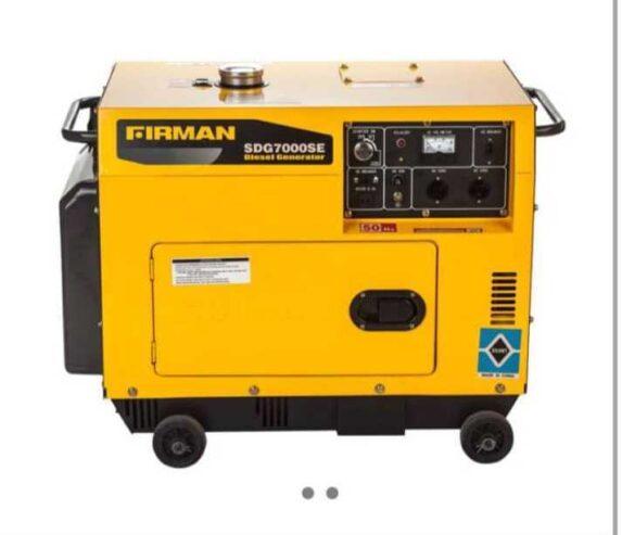 Firman diesel generator for sale at ojo alaba