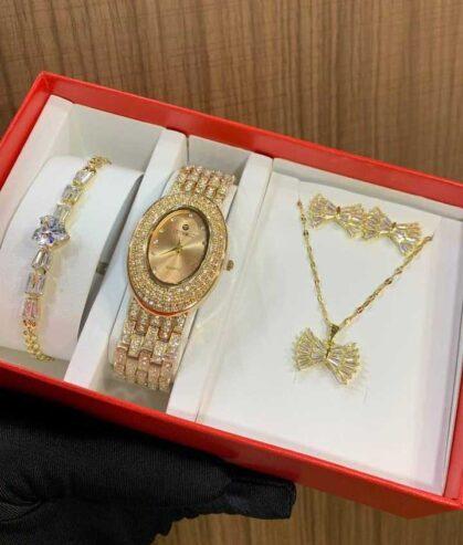 Wristwatches and jewelry set for sale at balogun market