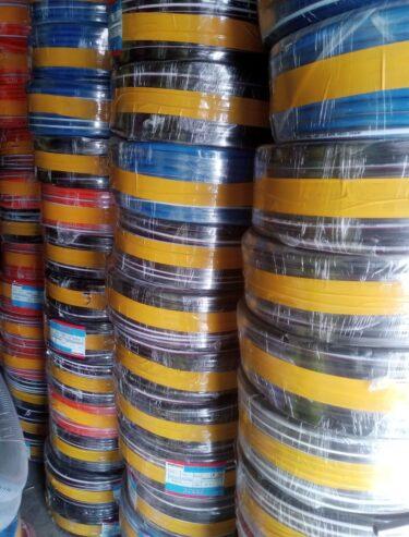 Lion brand flat hose for sales at tradefair market