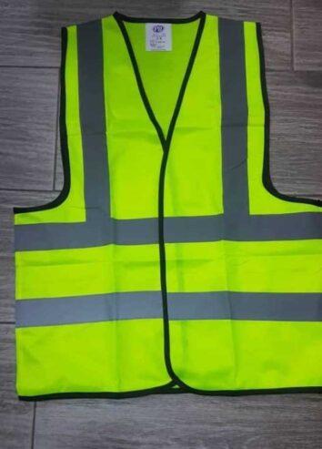 reflective vest on sale at trade fair