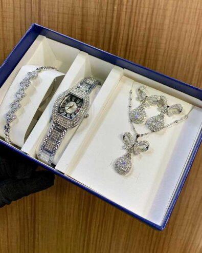 Wristwatches and jewelry set for sale at balogun market