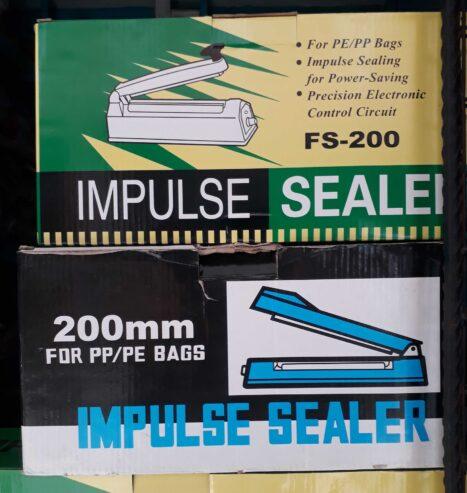 Impulse sealer for sale at trade fair market