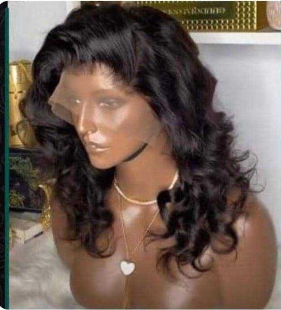 💯 human hair body wave full frontal wig for sale at Lagos Island