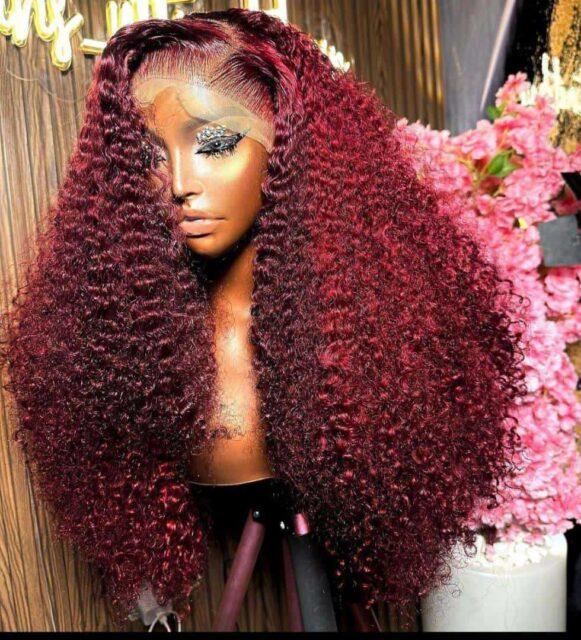 💯 human hair body wave full frontal wig for sale at Lagos Island