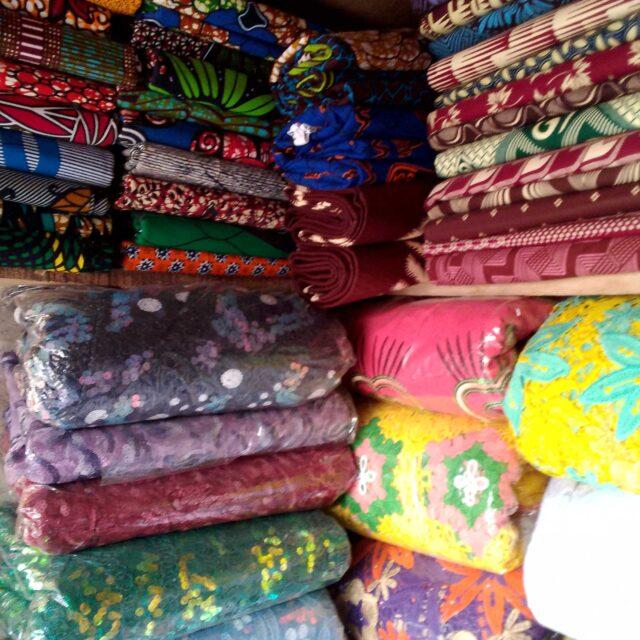 Beautiful Asoebi Fabrics for sale at iyanaiba market ojo