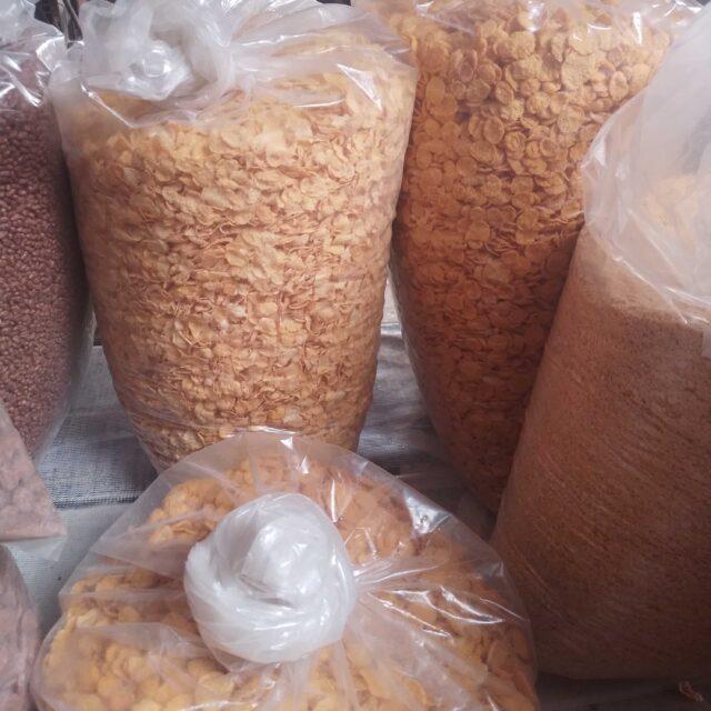 Mouth watering cereals available for sale at iyana-iba ojo