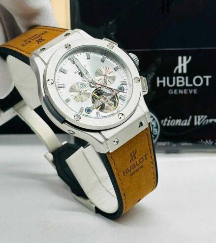 Hublot leather wristwatch for sale at mandilas