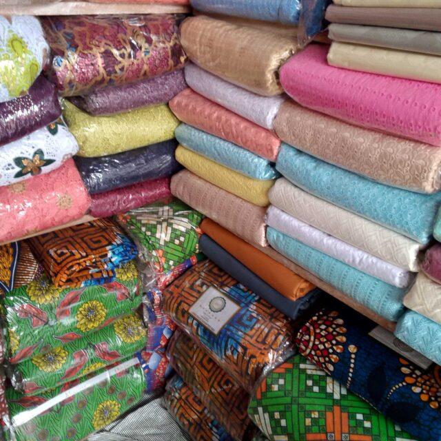 Beautiful Asoebi Fabrics for sale at iyanaiba market ojo