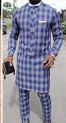 Embroidery designs for men wears in ikorodu