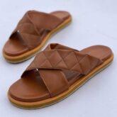 Hand made leather slippers for men for sale