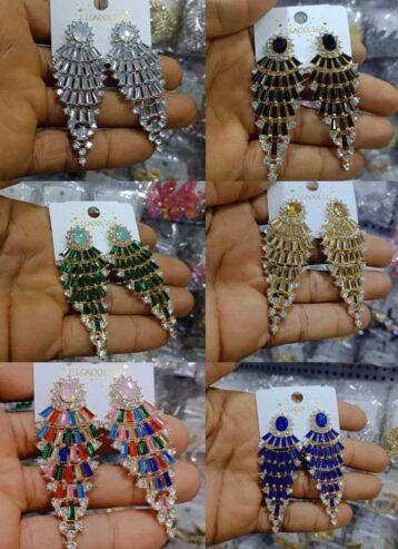 Celebrity earrings for sale at balogun market