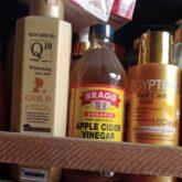 Beauty products for sale at iyana-iba market ojo