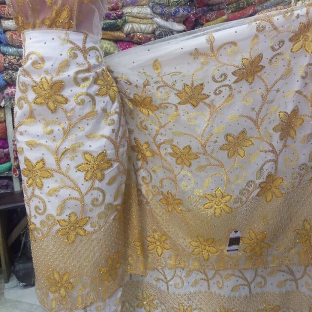 India George fabric for sale at balogun market