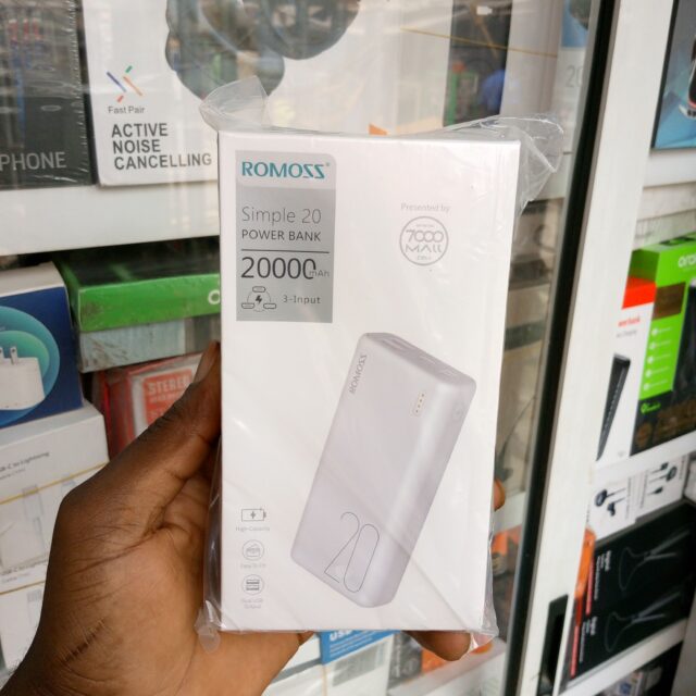 Romoss power bank 20000mah for sale at Ikeja