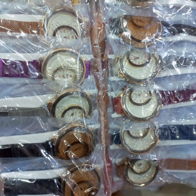 Female wrists watch for sale at trade fair