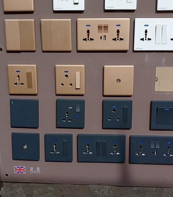 England switch’s and sockets