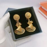 Gold plated Earrings available at Trade fair market