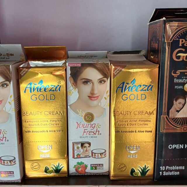 Parley goldie beauty cream for sale at trade fair market