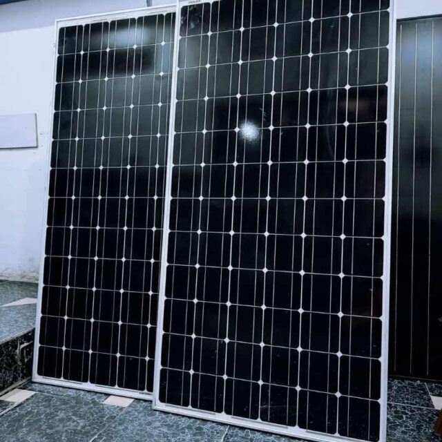 Solar panel and lights