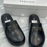 Channel slippers and Versace slippers