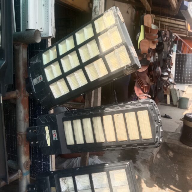 Solar street lights for sale at alaba international