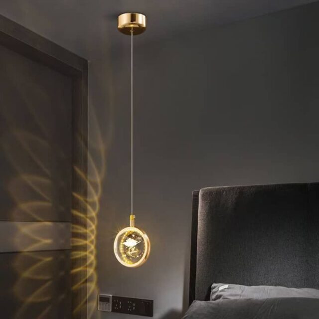 Single dropping led pendant lights