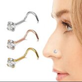 Nose Rings and body Piercing for sale at trade fair