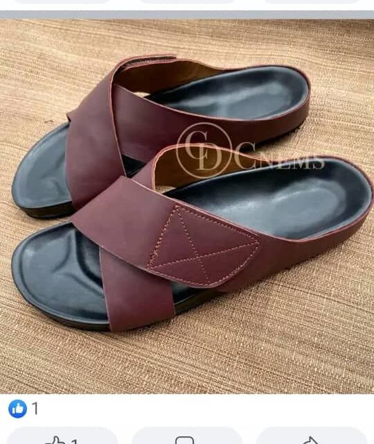 Leather slippers for sale ikorodu