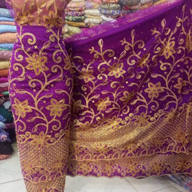 India George fabric for sale at balogun market