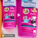 Fair child lotion for sale at trade fair