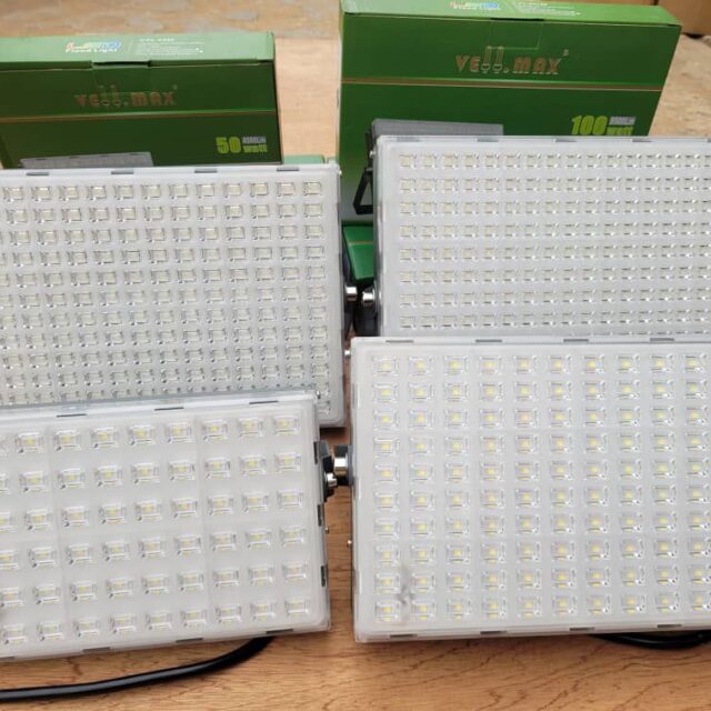 LED flood lights and recess pop lights