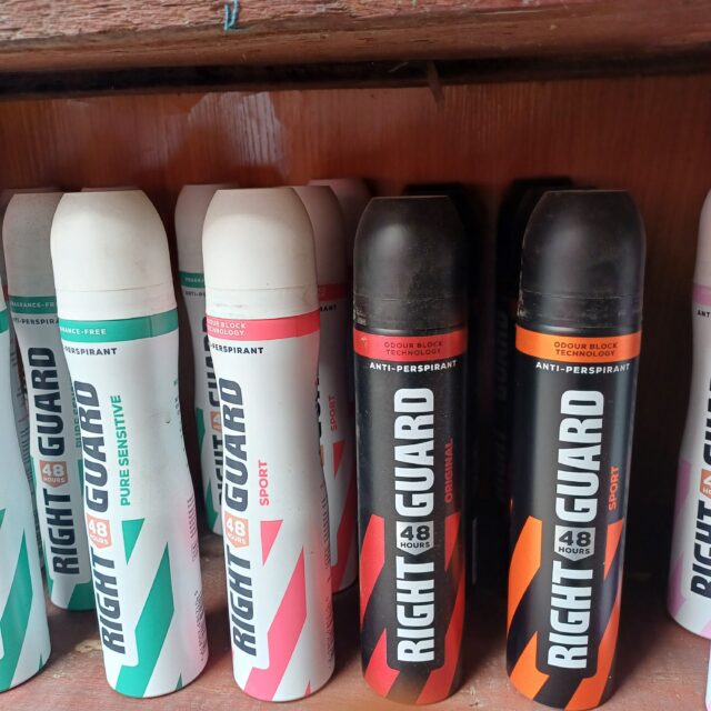 Right Guard Spray Wholesale In Tradefair Market – Lagos