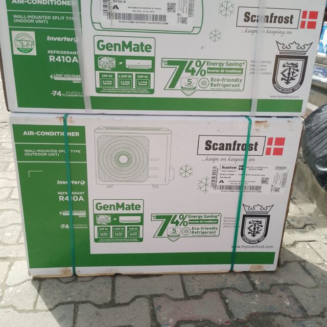 Air conditioner for sale at alaba market