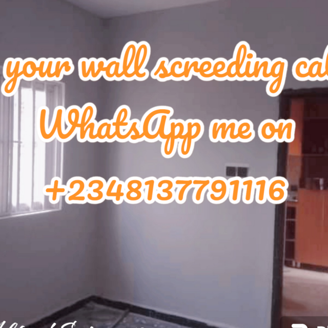 Wall Screeding