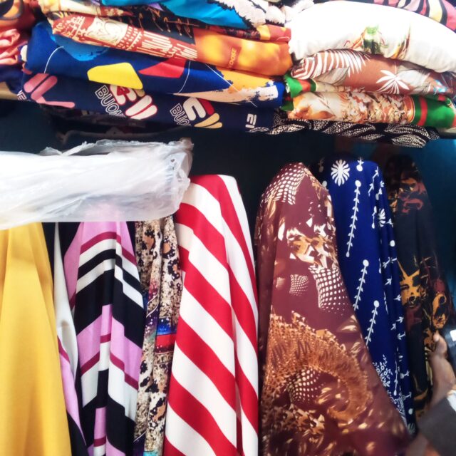 Quality vintage fabrics materials is available for sale at oshodi