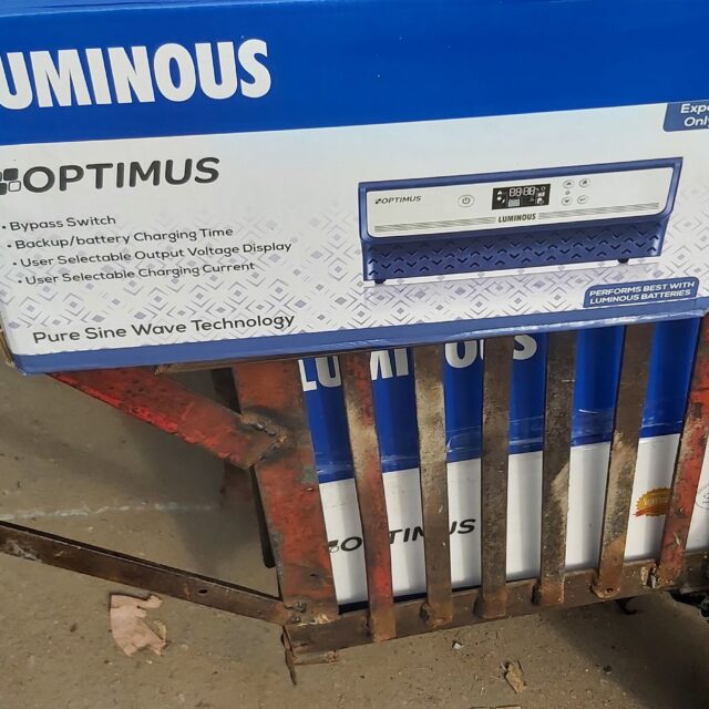 Original Solar inverter 1.6kva/24 luminous