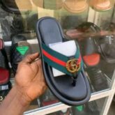 Handmade leather slippers for sale ikorodu