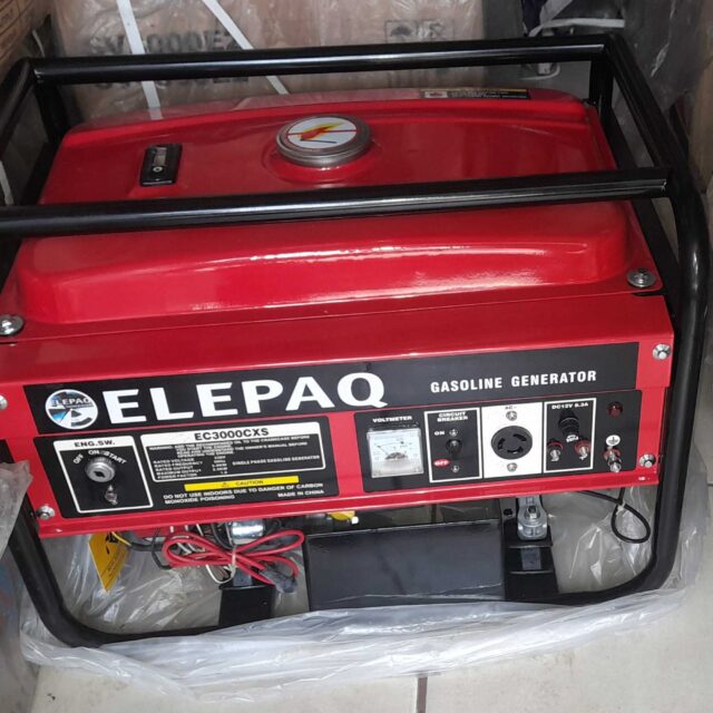 Original Elepaq Generator 2.5 kva With Key (ec 3000 cxs) -Ojo Alaba