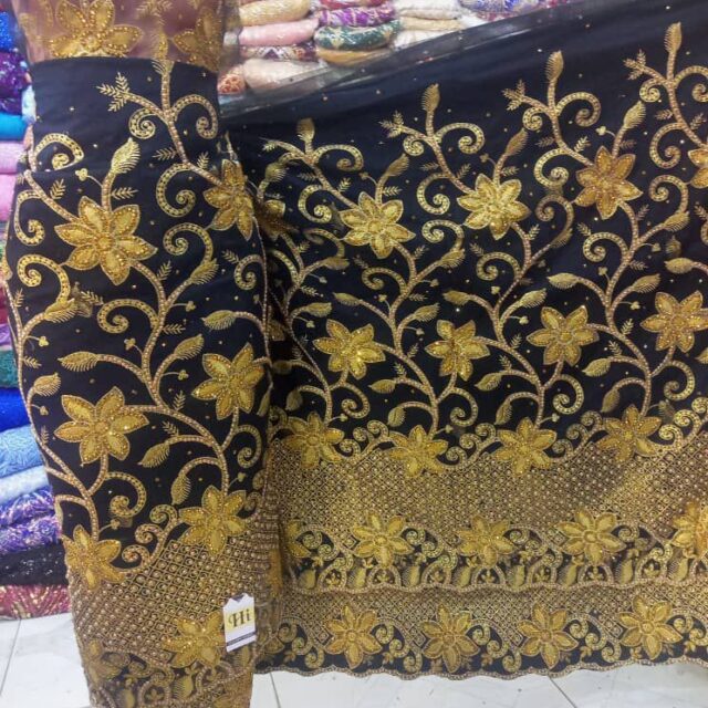 India George fabric for sale at balogun market