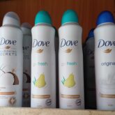 Dove body spray for sale at trade fair market