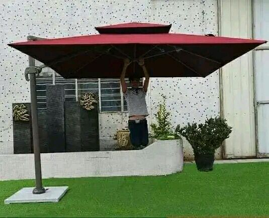 GARDEN UMBRELLA. CHAIRS. AND TABLES FOR SALE AT OJO ALABA