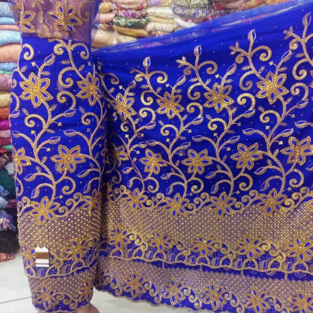 India George fabric for sale at balogun market