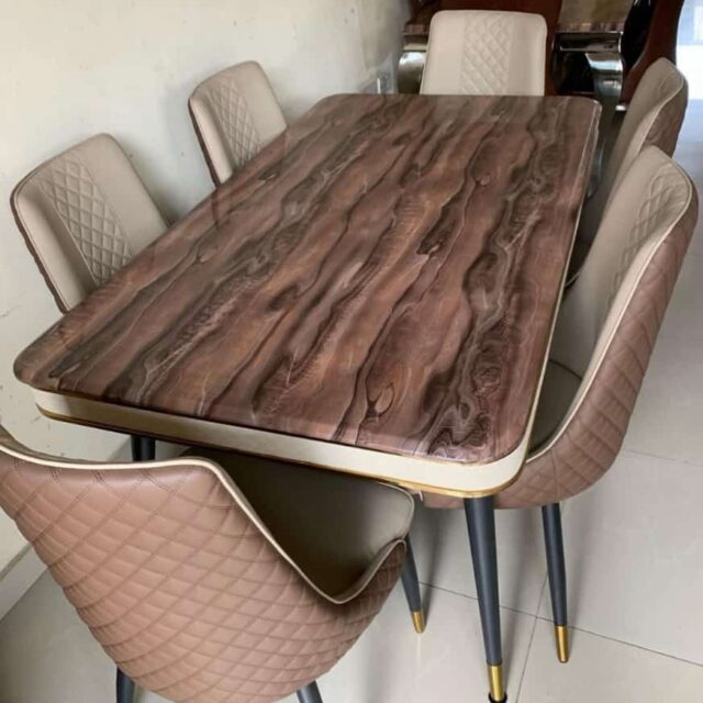 6 Seater Marble Top Dinning Set For Sale in Ojo -Lagos