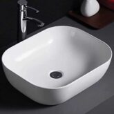 White countertop wash hand basin available for sale