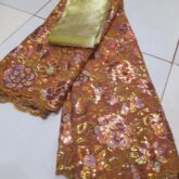 Luxurious Sequence Lace Fabrics For Sale At Balogun Market