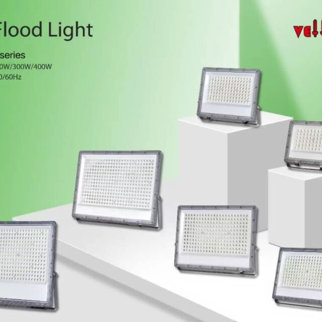 LED flood lights and recess pop lights