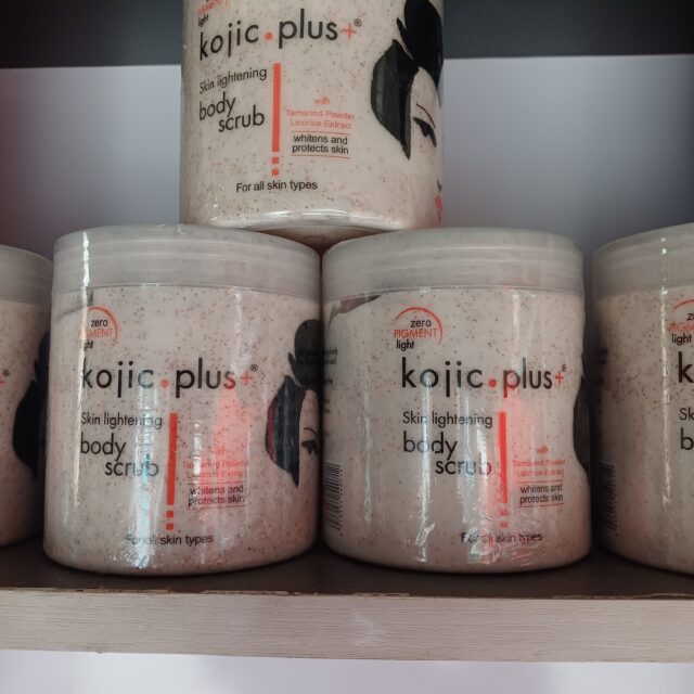 Kojic skin lightening body srub